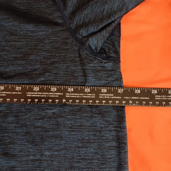 LIBERTY PRO Shirt Mens 3XL Blue Marled Moisture Wicking Athletic - Picture 3 of 4